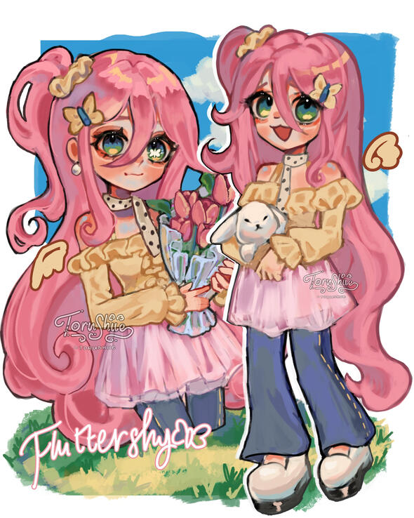 Fluttershy in my style (2026)