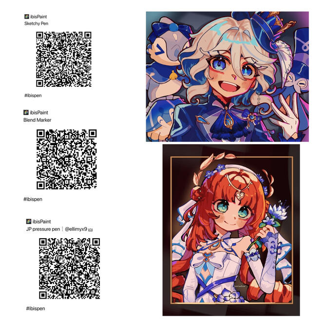 TBHK Ibis PaintX Brushes